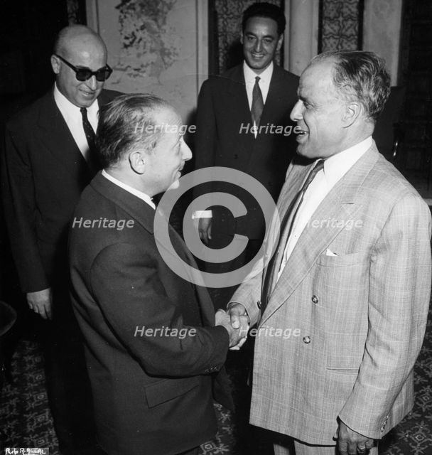 Habib Bourgibe (1903-2000), Tunisian President. Creator: Unknown.