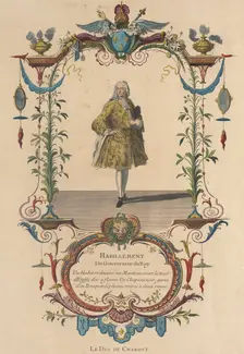 Habillement du Gouverneur du Roy, Le Duc de Charost, 1772. Creator: Nicolas Dauphin de Beauvais