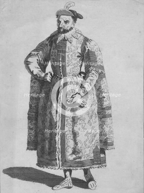 'Habit of a Merchant of London in 1640', 1776. Artist: Unknown.