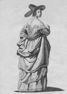 Habit of a Merchant's Wife of London in 1640 1776