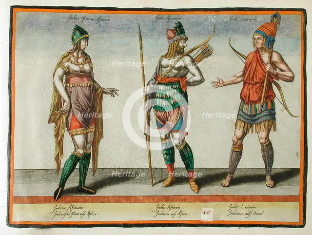 Habitus Variarum Orbis Gentium (Costume of the Various Peoples of the World), 1581. Creator: Jean-Jacques Boissard.