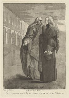 Habits des nobles (Dress of the Noblemen), 1775. Creator: Giovanni David