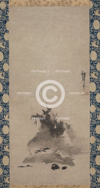 Haboku (Flung-ink) Landscape, c. 1510. Creator: Sh?getsu T?kan (Japanese, 1440?-1529).