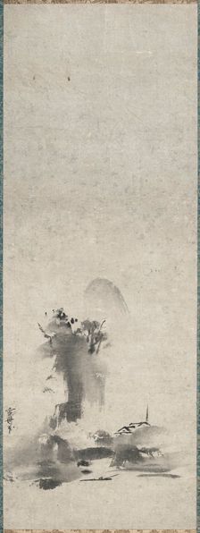 Haboku, Splashed Ink Landscape, 1400s-early 1500s century. Creator: Sessh? T?y? (Japanese, 1420-1506)