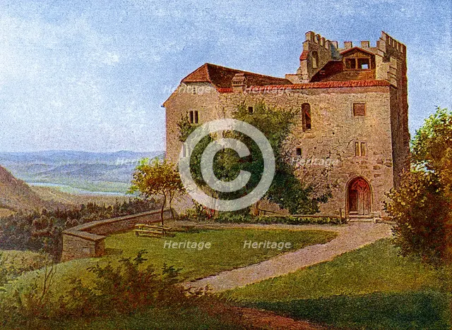 Habsburg Castle, near Aargau, Switzerland, 1902-1903. Creator: J Lange.