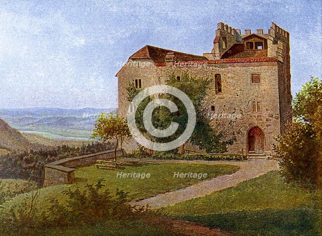 Habsburg Castle, near Aargau, Switzerland, 1902-1903. Creator: J Lange.