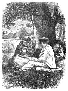 "Hacco, The Dwarf:" Maud and Robert, 1864. Creator: Swain