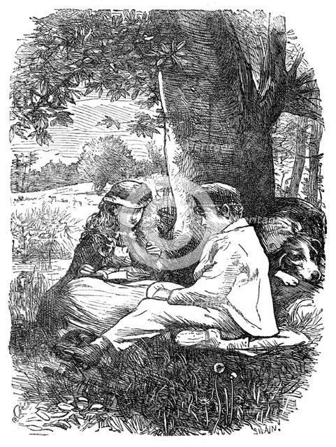 "Hacco, The Dwarf:" Maud and Robert, 1864. Creator: Swain.