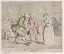 Hackney Assembly, 1802., 1802. Creator: Thomas Rowlandson