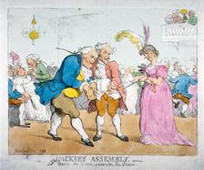 Hackney Assembly. The Graces, the Graces, Remember the Graces 1812. Artist: Anon