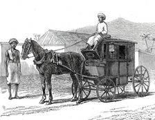 Hackney Carriage, Madras, 1876. Creator: Unknown