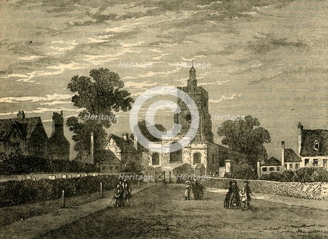 'Hackney Church', c1876. Creator: Unknown.