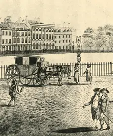 Hackney-Coach 1787, (1925). Creator: Unknown