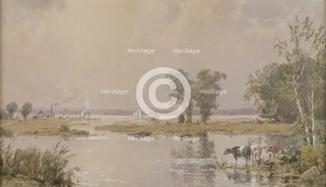 Hackensack Meadows, 1890. Creator: Jasper Francis Cropsey.