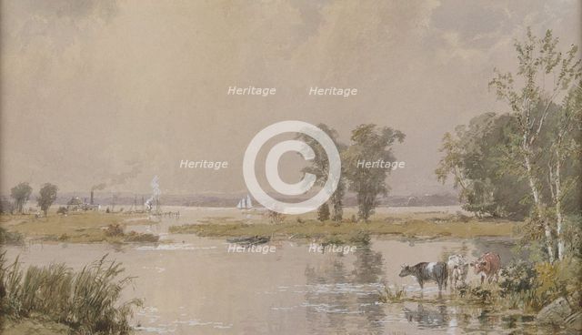 Hackensack Meadows, 1890. Creator: Jasper Francis Cropsey.
