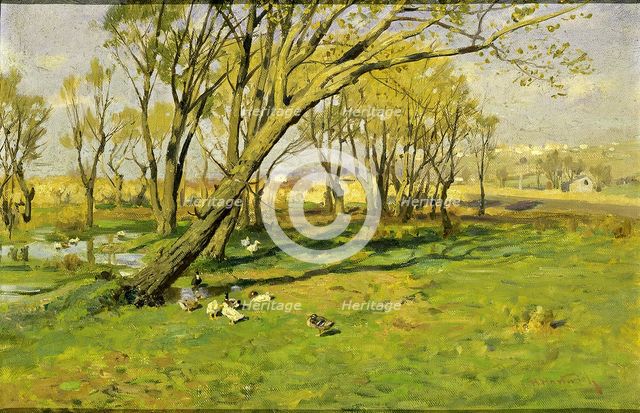 Hackensack, New Jersey, Fisher's Pond, 1894. Creator: Herman Hartwich.