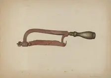 Hack Saw, c. 1938. Creator: Paul Poffinbarger