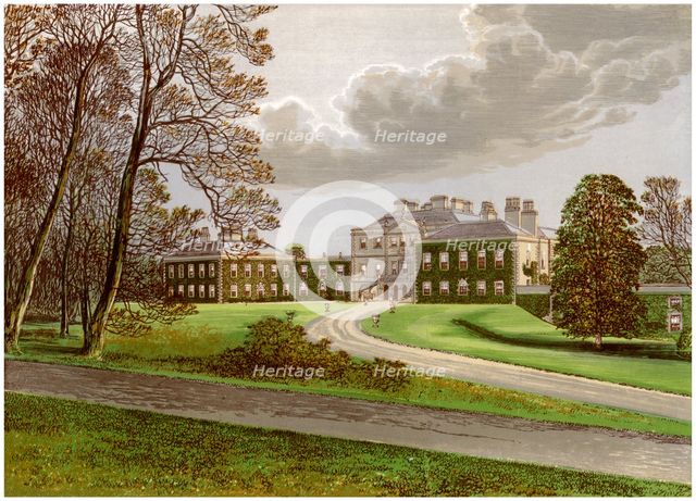 Haddo House, Aberdeenshire, home of the Earl of Aberdeen, c1880. Artist: Unknown