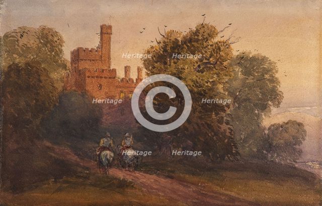 Haddon Hall, c1830s. Creator: David Cox the Elder.