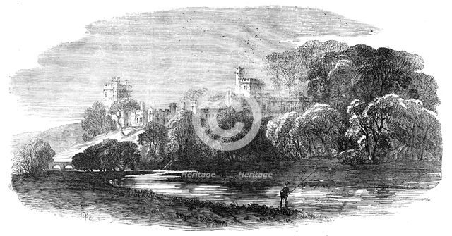 Haddon Hall, from the Bakewell-Road, 1854. Creator: S Read.
