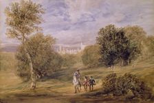 Haddon Hall from the Park, 1831. Creator: David Cox the Elder