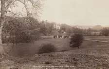Haddon Hall from Dovecotes, Derbyshire, between 1870 and 1880. Creator: George Washington Wilson