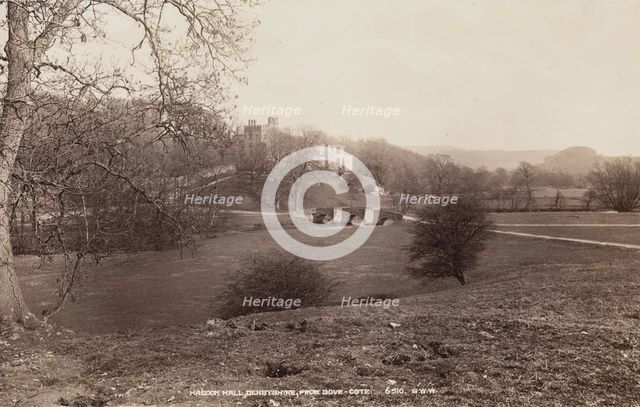 Haddon Hall from Dovecotes, Derbyshire, between 1870 and 1880. Creator: George Washington Wilson.