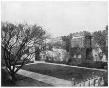 Haddon Hall near Bakewell, Derbyshire, England, late 19th century. Artist: John L Stoddard
