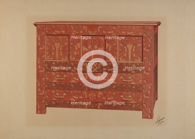 Hadley Chest, 1937. Creator: Lawrence Flynn.