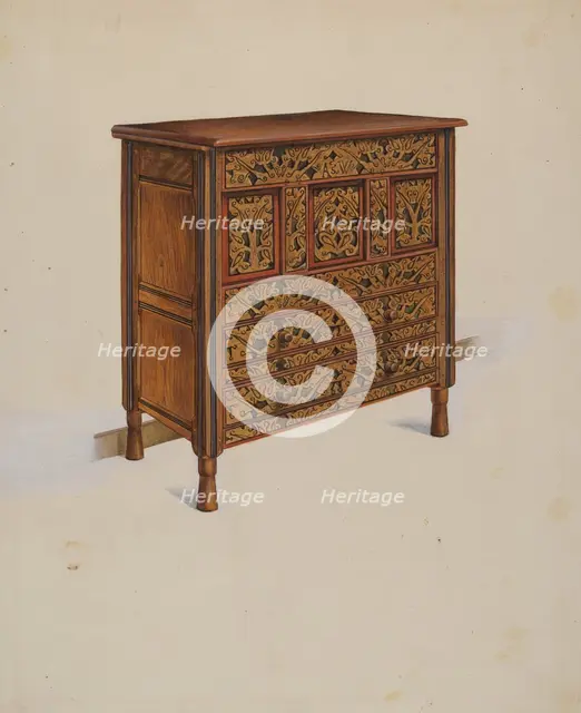 Hadley Chest, c. 1936. Creator: Victor F. Muollo.
