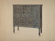Hadley Chest (Hartford type), 1937. Creator: Harold Merriam