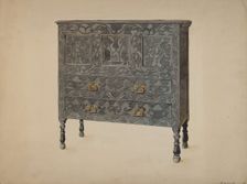 Hadley Chest (Hartford type), 1937. Creator: Harold Merriam