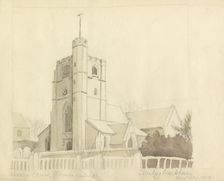 Hadley Church 1950. Creator: Shirley Markham