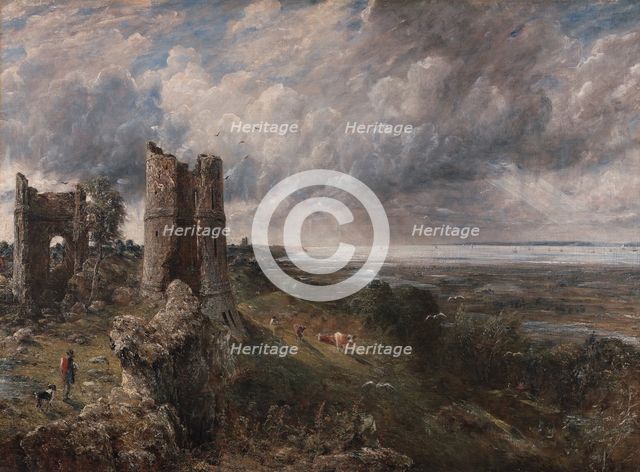 Hadleigh Castle, The Mouth of the Thames--Morning after a Stormy Night, 1829. Creator: John Constable.