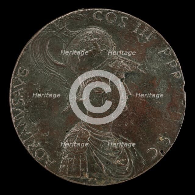 Hadrian [obverse], fourth quarter 15th century. Creator: Antonio Averlino.