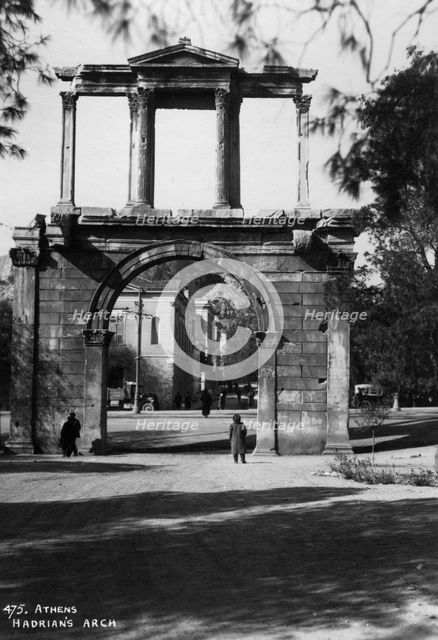 Hadrian's Arch, Athens, Greece, c1920s-c1930s(?). Artist: Unknown