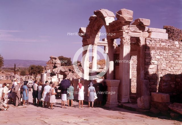 Hadrian's Temple, Ephesus, Turkey, c1955.  Creator: Arthur Charles Kirby Ware.