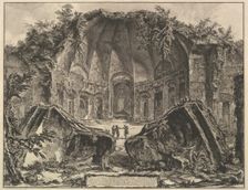 Hadrian's Villa: The Canopus (Avanzi del Tempio Dio Canopo nella Villa Adriana in Tivo..., ca. 1769. Creator: Giovanni Battista Piranesi