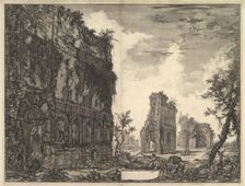 Hadrian's Villa: The Piazza d'Oro (Piazza of Gold) (Veduta degli Avanzi della Circonfe..., ca. 1776. Creator: Giovanni Battista Piranesi