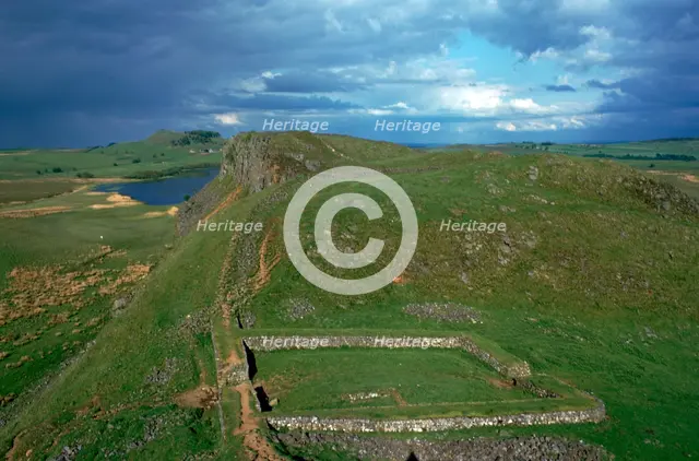 Hadrian's Wall, 2nd century.