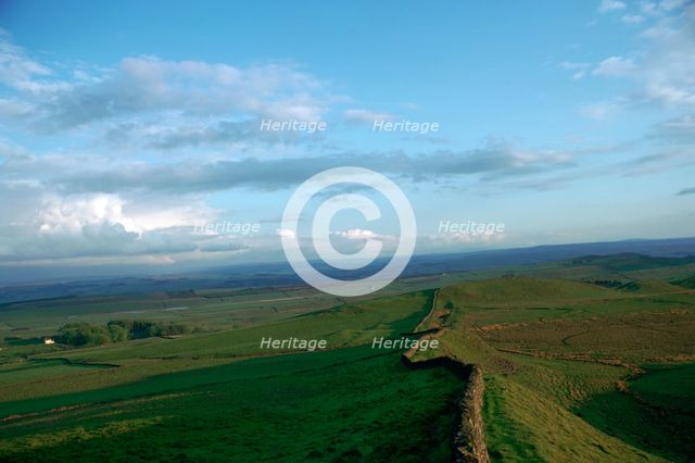 Hadrian's Wall at Sewingshields, 2nd century.