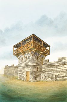 Hadrian's Wall: Brunton Turret, c2nd century, (c1990-2010). Artist: Frank Gardiner