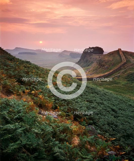 Hadrian's Wall, Northumberland, 2010. Artist: Paul Highnam.