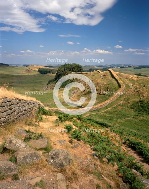 Hadrian's Wall, Northumberland, 2010. Creator: Paul Highnam.