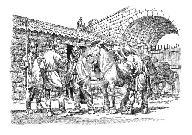 Hadrian's Wall, Northumberland, c1985-c2000. Artist: Philip Corke.