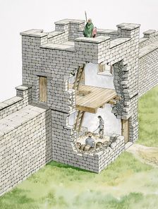 Hadrian's Wall: Banks East Turret, c2nd century, (1990-2010). Artist: Philip Corke