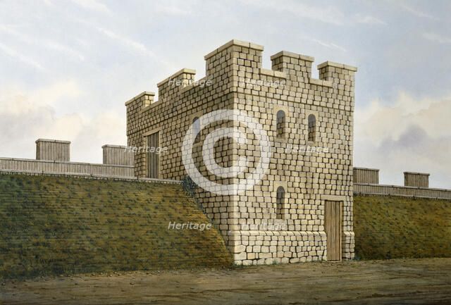 Hadrian's Wall: Banks East Turret, c2nd century, (c1990-2010). Artist: Frank Gardiner.