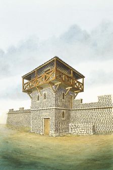 Hadrian's Wall: Brunton Turret, c2nd century, (c1990-2010). Artist: Frank Gardiner
