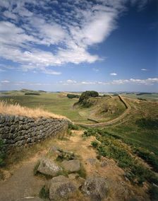 Hadrian's Wall, Northumberland, 2010. Creator: Paul Highnam