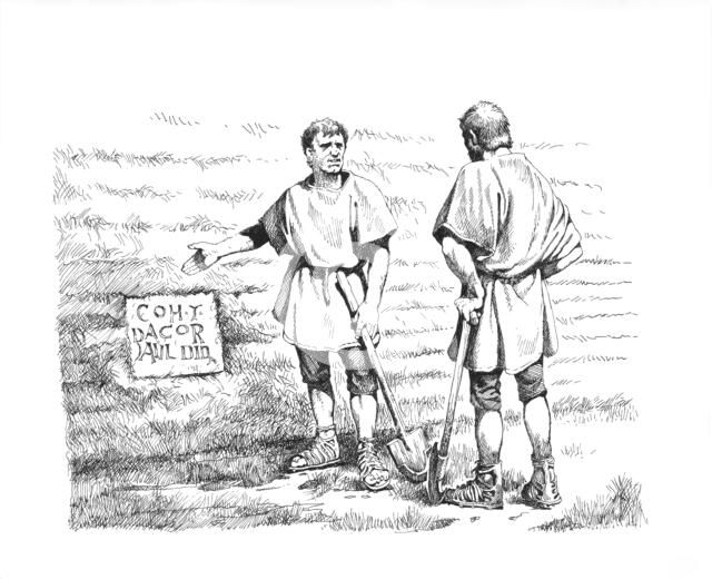 Hadrian's Wall, Northumberland, 2nd century (c1985-c2000). Artist: Philip Corke.